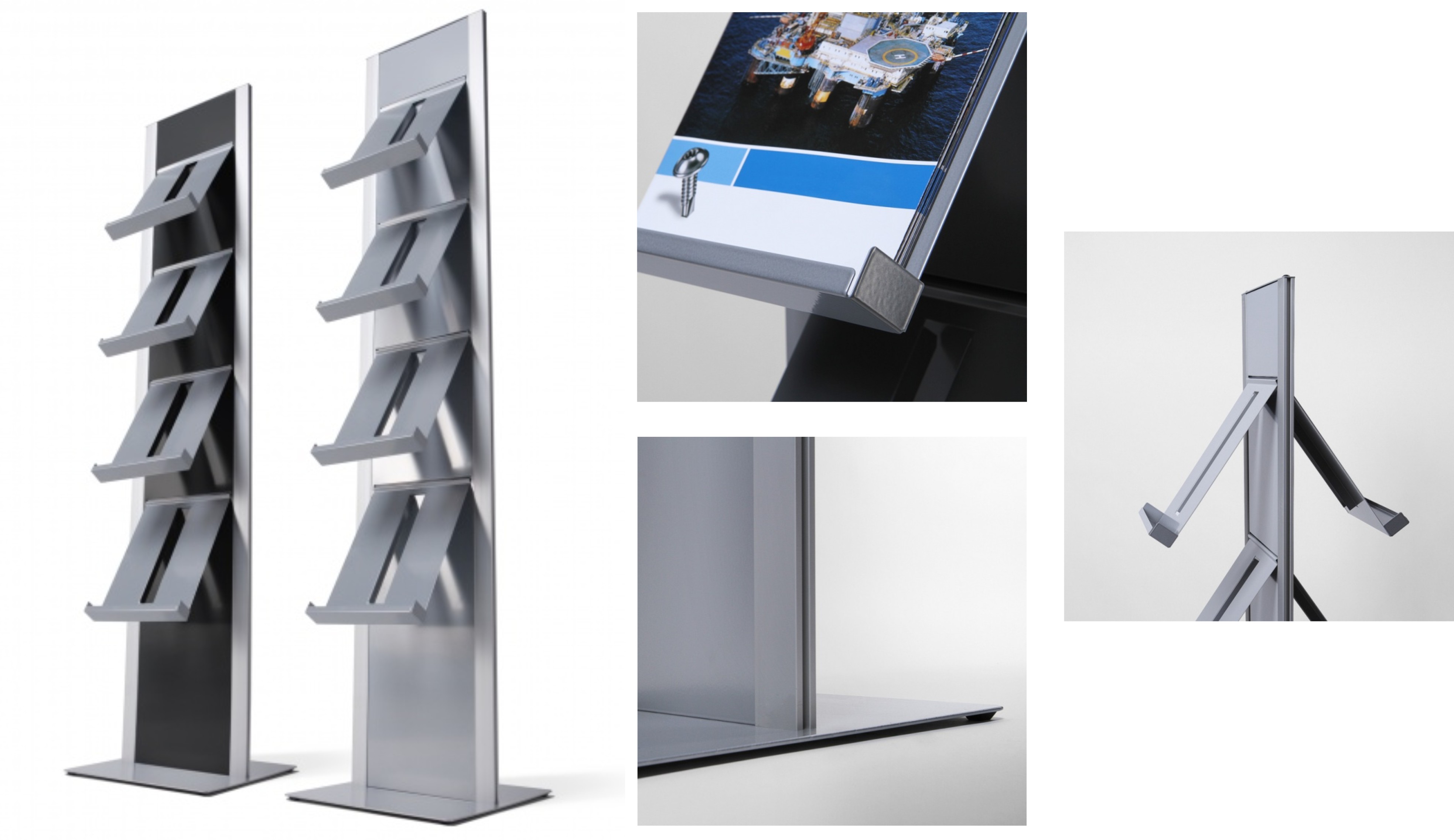 BRT Freestanding Literature Display